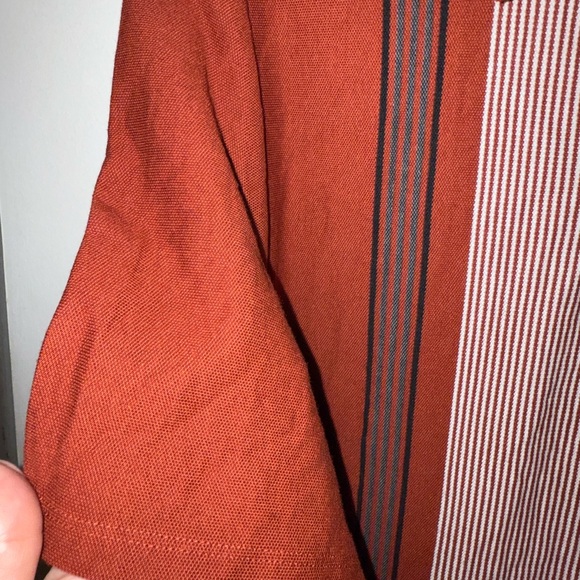 Express Men's Rust and Black Casual Shirt Size XL - Picture 4 of 6